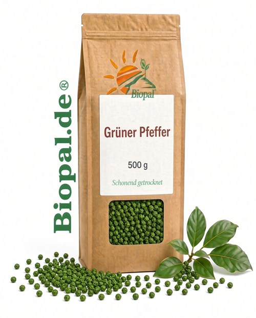 Pfeffer grün 500g luftgetrocknet
