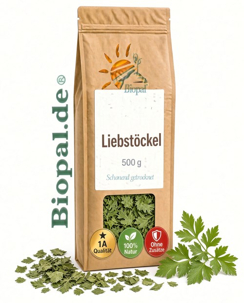 Liebstockblätter 500g Geschnitten Gerebelt Getrocknet Maggikraut aromatisch